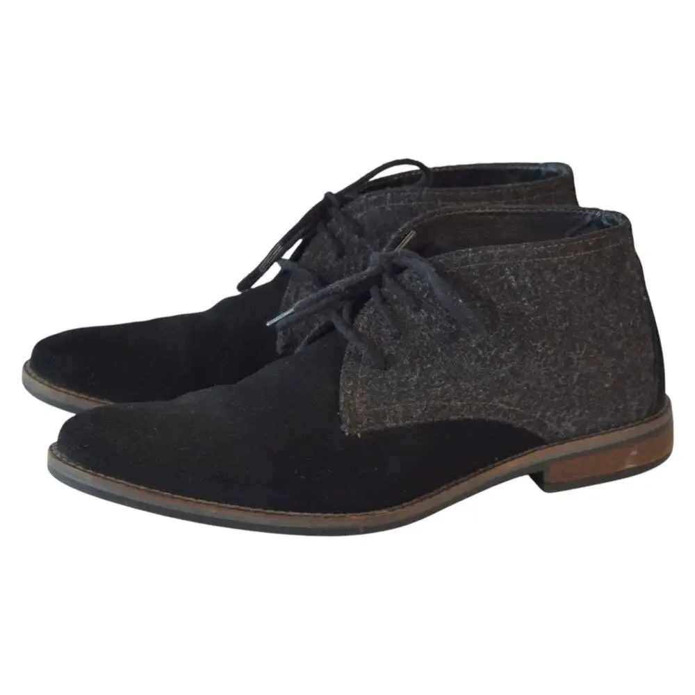 Alfani Men’s Suede Leather Chukka Boots — Size 8.5